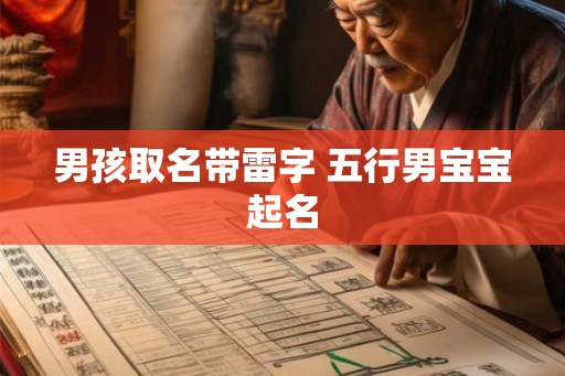 男孩取名带雷字 五行男宝宝起名 男孩取名带雷字 五行男宝宝起名