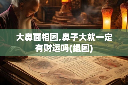 大鼻面相图,鼻子大就一定有财运吗(组图)