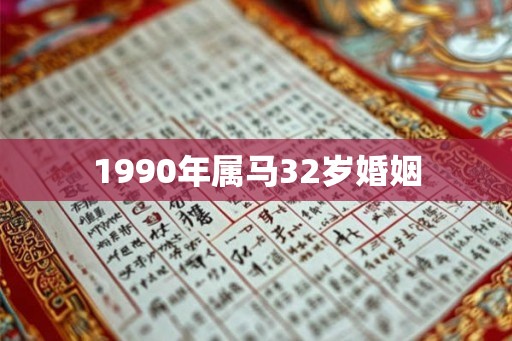 1990年属马32岁婚姻