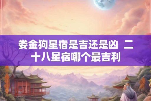 娄金狗星宿是吉还是凶 二十八星宿哪个最吉利 娄金狗星宿是吉还是凶 二十八星宿哪个最吉利