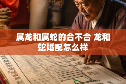 属龙和属蛇的合不合 龙和蛇婚配怎么样