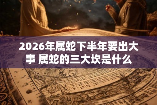 2026年属蛇下半年要出大事 属蛇的三大坎是什么
