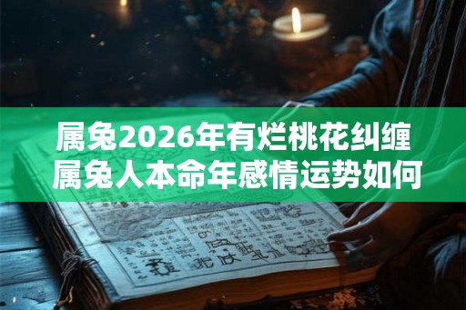 属兔2026年有烂桃花纠缠 属兔人本命年感情运势如何
