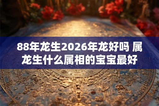 88年龙生2026年龙好吗 属龙生什么属相的宝宝最好 88年龙生2026年龙好吗 属龙生什么属相的宝宝最好
