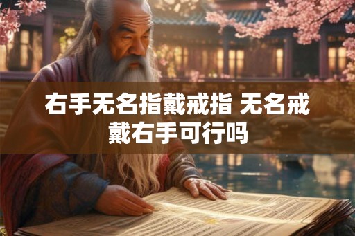 右手无名指戴戒指 无名戒戴右手可行吗