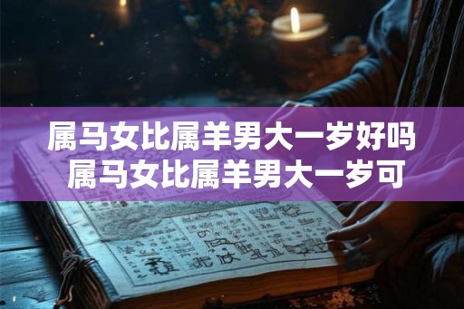 属马女比属羊男大一岁好吗 属马女比属羊男大一岁可行吗
