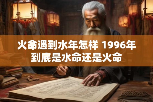 火命遇到水年怎样 1996年到底是水命还是火命