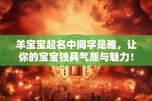 羊宝宝起名中间字是雅，让你的宝宝独具气质与魅力！