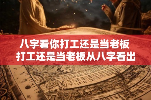 八字看你打工还是当老板 打工还是当老板从八字看出答案 八字看你打工还是当老板 打工还是当老板从八字看出答案