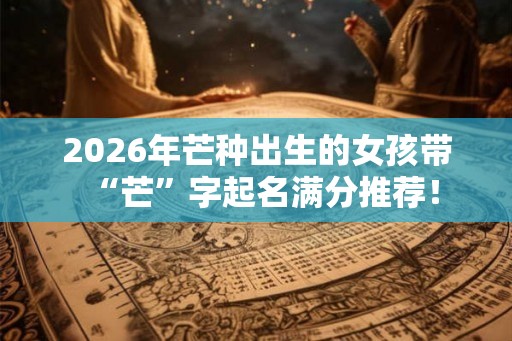 2026年芒种出生的女孩带“芒”字起名满分推荐! 2026年芒种出生的女孩带“芒”字起名满分推荐!