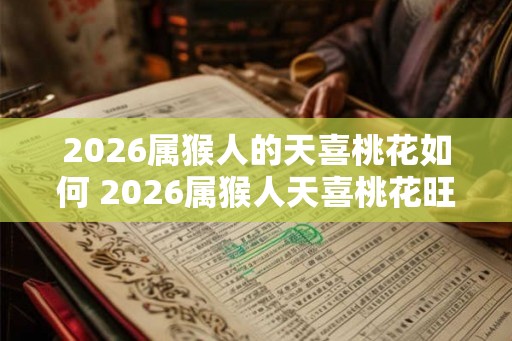 2026属猴人的天喜桃花如何 2026属猴人天喜桃花旺吗