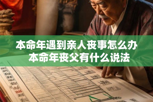 本命年遇到亲人丧事怎么办  本命年丧父有什么说法