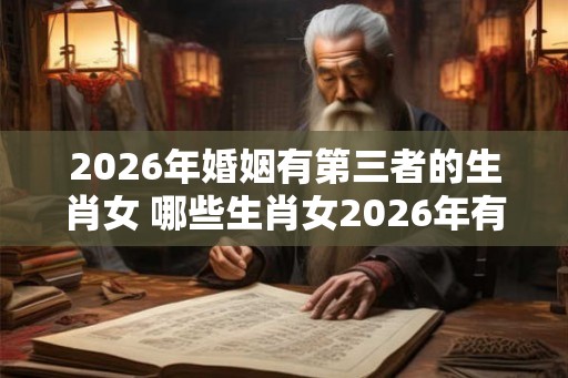 2026年婚姻有第三者的生肖女 哪些生肖女2026年有第三者出现