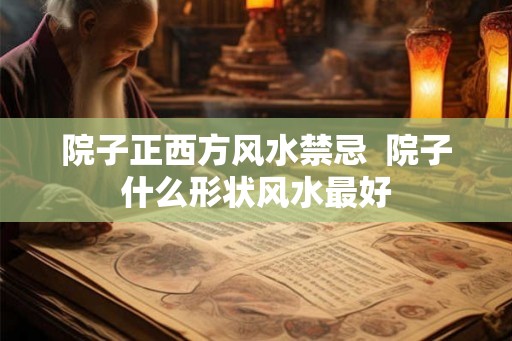 院子正西方风水禁忌  院子什么形状风水最好