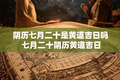 阴历七月二十是黄道吉日吗 七月二十阴历黄道吉日