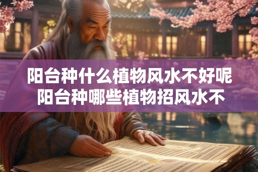 阳台种什么植物风水不好呢 阳台种哪些植物招风水不利 阳台种什么植物风水不好呢 阳台种哪些植物招风水不利