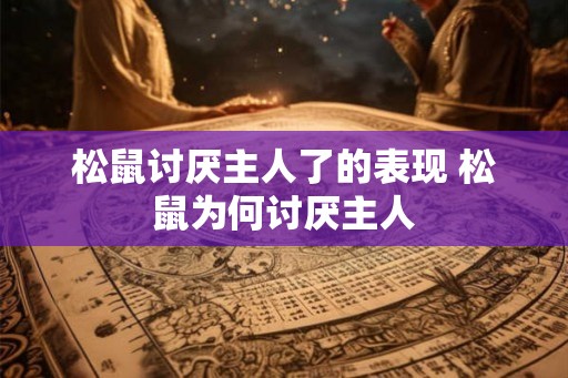 松鼠讨厌主人了的表现 松鼠为何讨厌主人