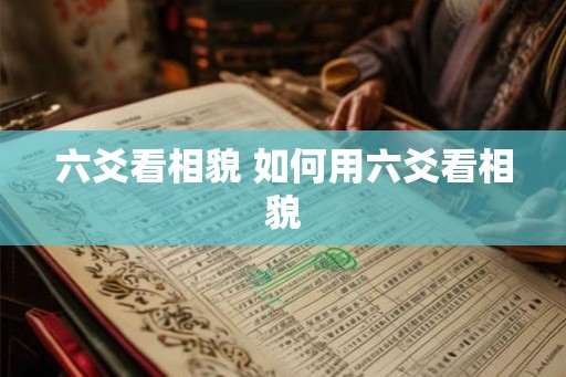 六爻看相貌 如何用六爻看相貌