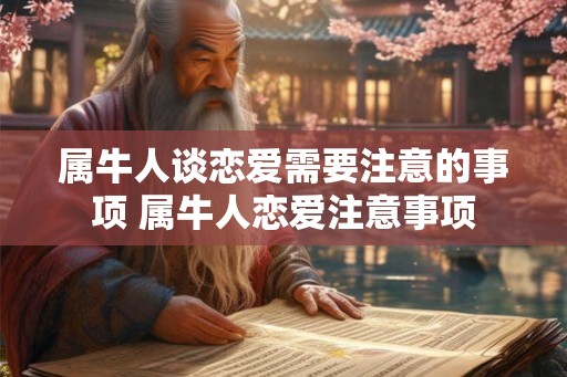 属牛人谈恋爱需要注意的事项 属牛人恋爱注意事项