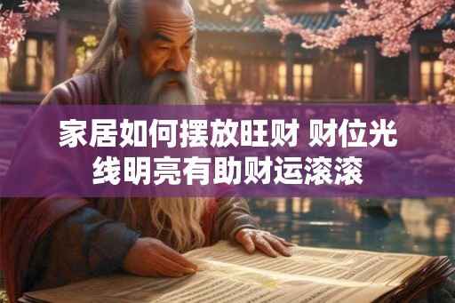 家居如何摆放旺财 财位光线明亮有助财运滚滚