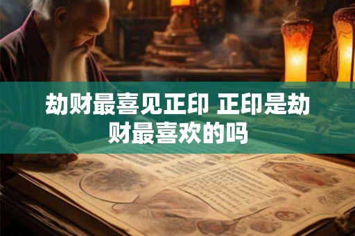 劫财最喜见正印 正印是劫财最喜欢的吗 劫财最喜见正印 正印是劫财最喜欢的吗