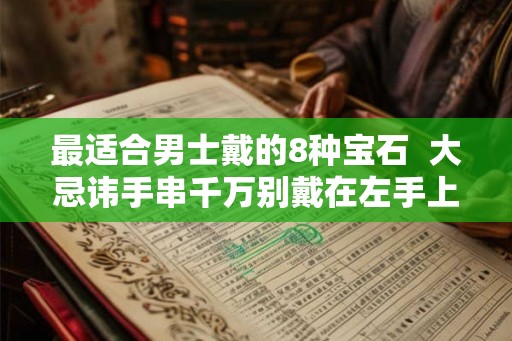 最适合男士戴的8种宝石  大忌讳手串千万别戴在左手上