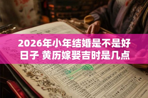 2026年小年结婚是不是好日子 黄历嫁娶吉时是几点