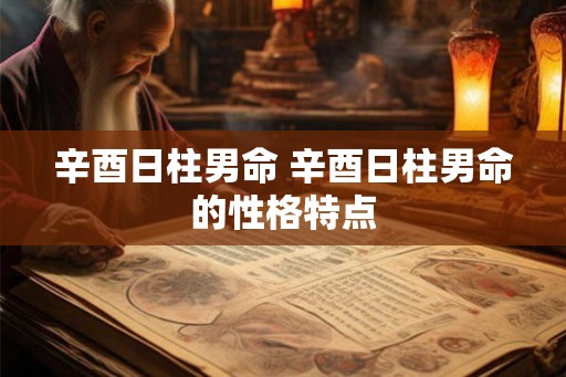 辛酉日柱男命 辛酉日柱男命的性格特点