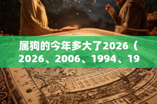 属狗的今年多大了2026（2026、2006、1994、1982、1970）