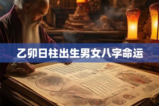 乙卯日柱出生男女八字命运