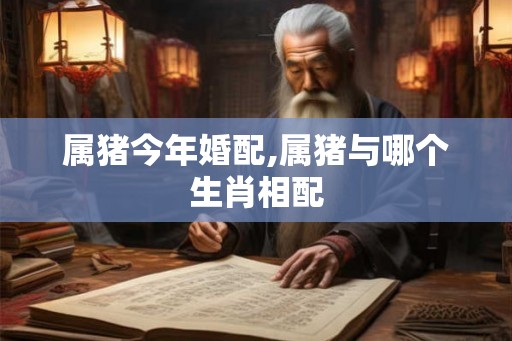 属猪今年婚配,属猪与哪个生肖相配