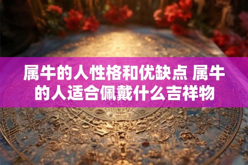 属牛的人性格和优缺点 属牛的人适合佩戴什么吉祥物