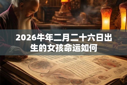2026牛年二月二十六日出生的女孩命运如何