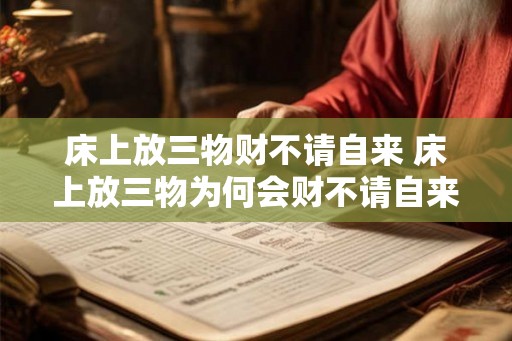 床上放三物财不请自来 床上放三物为何会财不请自来