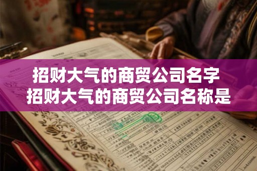 招财大气的商贸公司名字 招财大气的商贸公司名称是什么