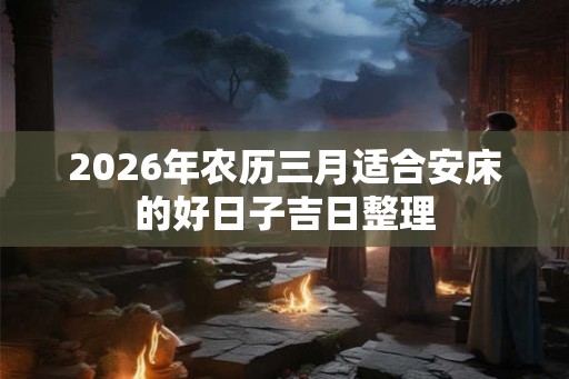 2026年农历三月适合安床的好日子吉日整理