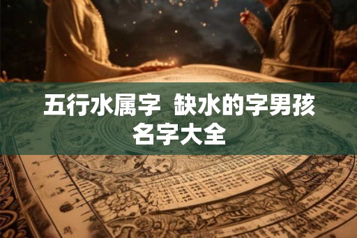 五行水属字  缺水的字男孩名字大全