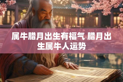 属牛腊月出生有福气 腊月出生属牛人运势 属牛腊月出生有福气 腊月出生属牛人运势