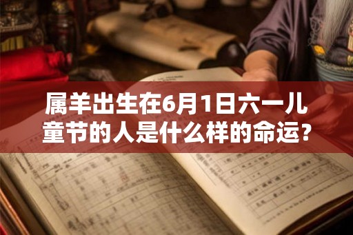 属羊出生在6月1日六一儿童节的人是什么样的命运？