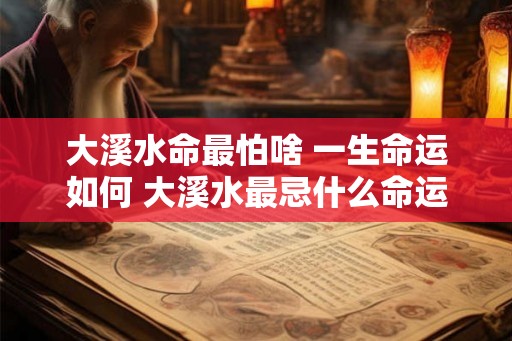大溪水命最怕啥 一生命运如何 大溪水最忌什么命运如何