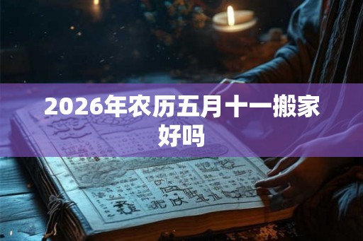 2026年农历五月十一搬家好吗