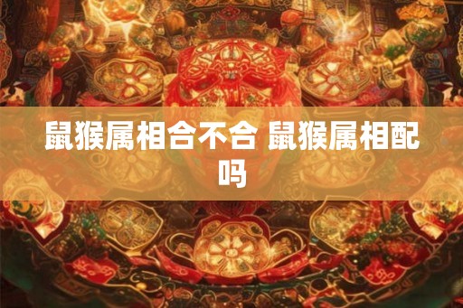 鼠猴属相合不合 鼠猴属相配吗