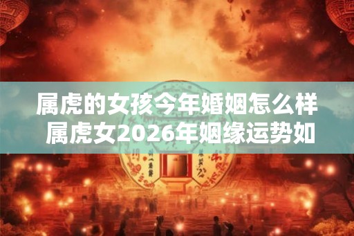 属虎的女孩今年婚姻怎么样 属虎女2026年姻缘运势如何