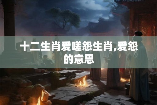 十二生肖爱嗟怨生肖,爱怨的意思 十二生肖爱嗟怨生肖,爱怨的意思