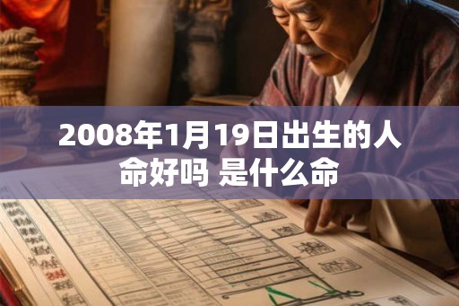 2008年1月19日出生的人命好吗 是什么命