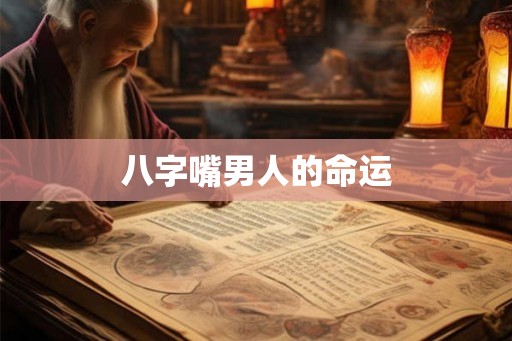 八字嘴男人的命运