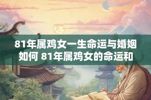81年属鸡女一生命运与婚姻如何 81年属鸡女的命运和婚姻如何