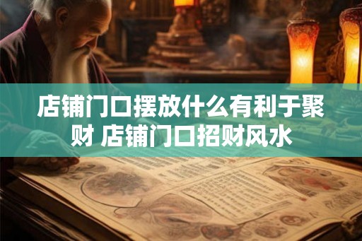 店铺门口摆放什么有利于聚财 店铺门口招财风水 店铺门口摆放什么有利于聚财 店铺门口招财风水