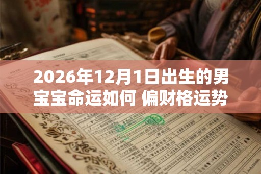 2026年12月1日出生的男宝宝命运如何 偏财格运势为人谨慎