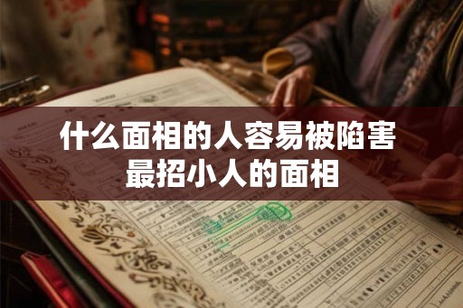 什么面相的人容易被陷害 最招小人的面相